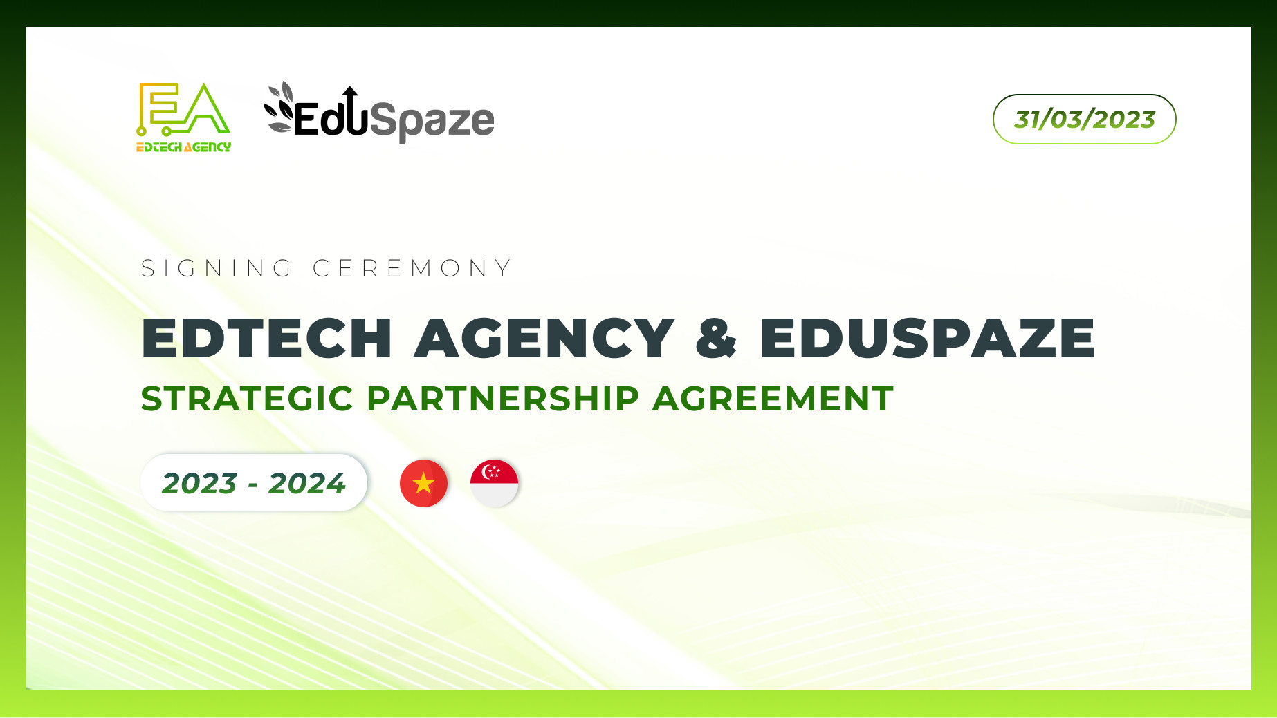 Edtech Agency and EduSpaze Singapore Announce Strategic Partnership ...