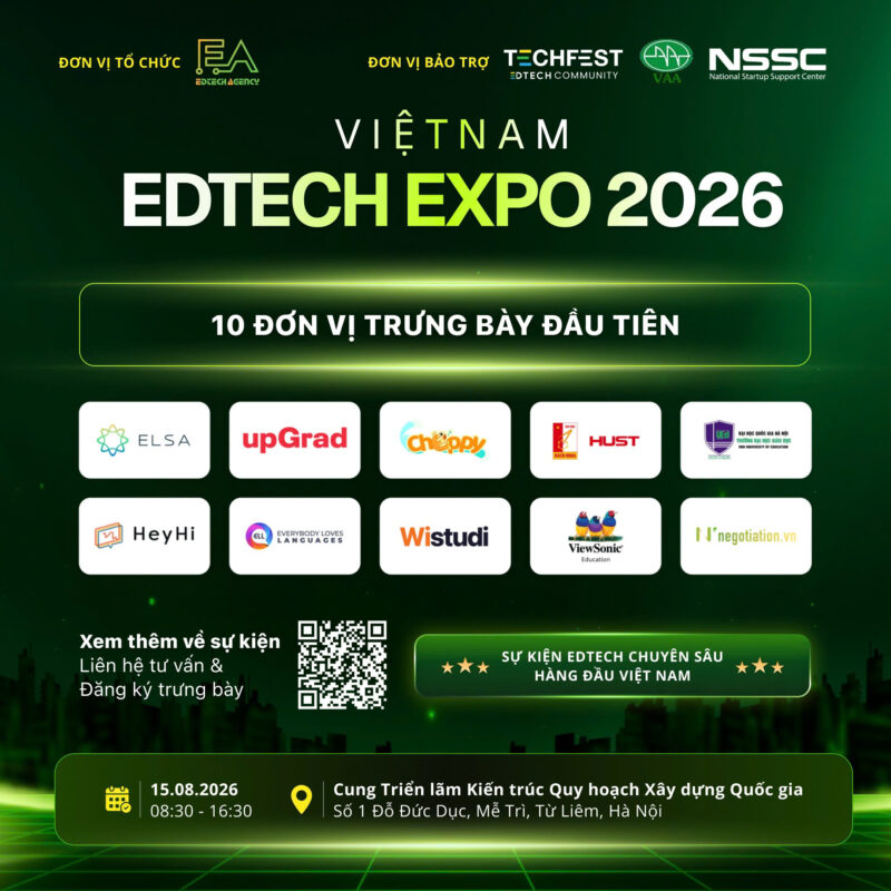 10 đơn vị trưng bày EdTech Expo 2026